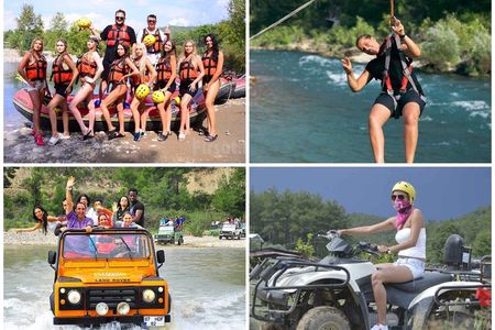 Antalya Super Combo W/Rafting ,Jeep Safari ,Quad Biking & Zipline