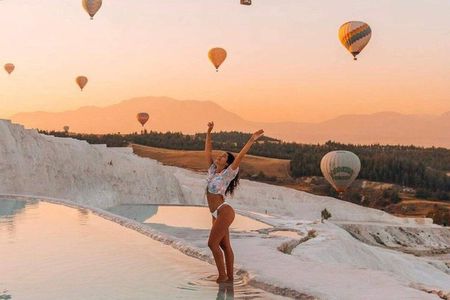 Full-Day Marmaris Pamukkale Tour With Hot Air Balloon Ride