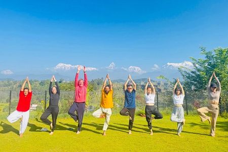 50 hrs/ 6 Days of Beginner Yoga Training in Pokhara Nepal 