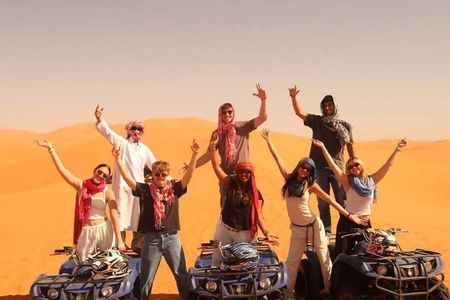 Quad Biking Desert Tour in Erg Chebbi Dunes