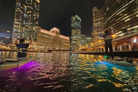 Golden Hour Motorized Paddleboard Tours w/ Mobile DJ