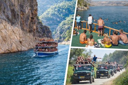 Jeep Safari Adventure around Green Canyon with Boat Tour