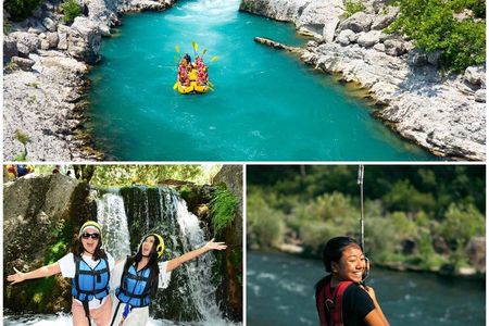 Antalya Rafting, Buggy, Jeep Safari & Zipline Experience w/Lunch