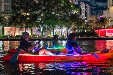 LED Light Kayak Miami City Lights Tour