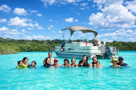 Ichkabal Ruins Tour, Lagoon & Los Rapidos Options from Bacalar