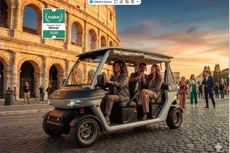 Private Sunset & Night Golf Cart Tour of Rome with Gelato or Wine