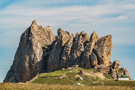 Candy Cane Mountains, Pink Lake & Beshbarmag Private Tour