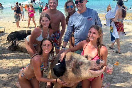 Nassau Swimming Pigs- Snorkeling-Turtles-Beach-Floating Bar