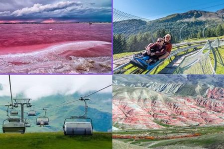 Pink Lake Guba Shahdag-Candy Cane Mountains Tour/ Entry Included