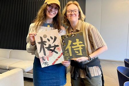 Private Japanese Calligraphy Workshop with Kanji Name Gift
