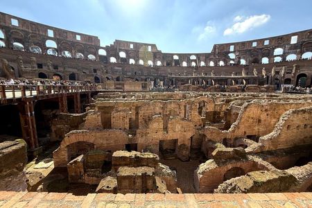 Rome: Colosseum Underground with Roman Forum + Palatine Hill Tour