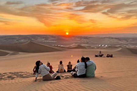 Paracas and Huacachina Tour from lime with sunset in the desert