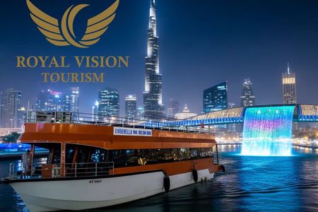 Burj Khalifa Cruise Dinner with Pick Up & Drop Sharing