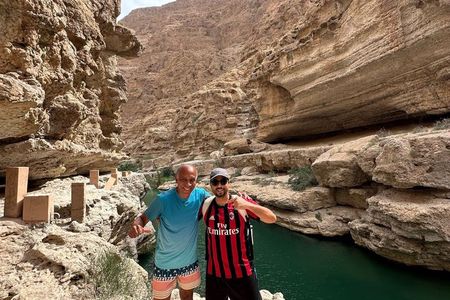 Hidden Caves & Coastal Beauty – Wadi Shab, Sinkhole & Fins Beach