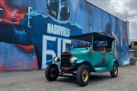 Nashville Model T Golf Cart Murals and Instagram Photo Tour