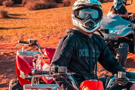 Marrakech: Agafay Desert Quad Biking & Camel RIDE & Dinner & Show