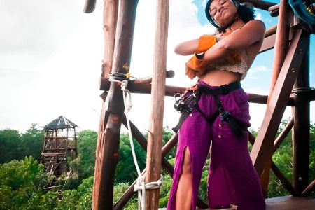 Ziplining in Cozumel Mexico – 5 Line Adventure