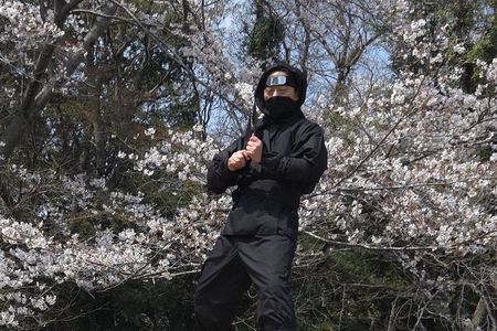 Ninja Explores Old Samurai Residences in Sakura