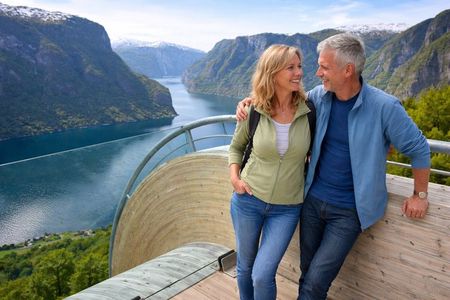 Flam: Private Trip To Stegastein, Waterfalls & Flåm Railway