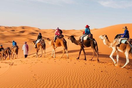 Private 4-Day Tour Casablanca to Marrakech via Fes& Sahara Desert