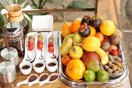 Taste the Finest Colombian Coffees & Fruits at our Café