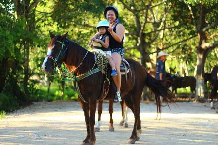 Adrenaline Atv tour, horses ride, zipline & cenote with lunch