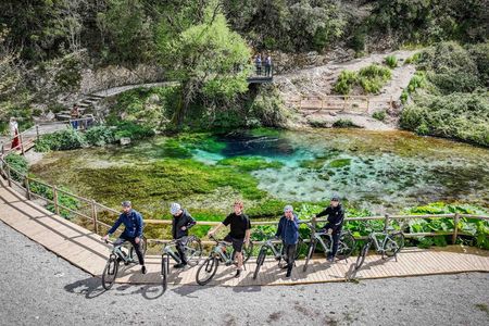 Sarandë Blue Eye E Bike Tour with Guide Kayak Optional