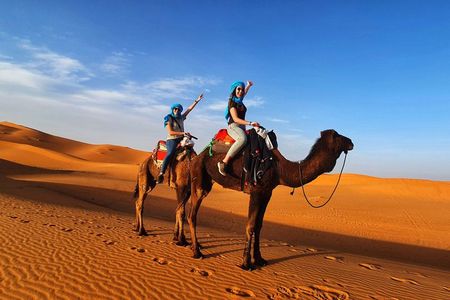 Camel Trek in Merzouga and Overnight in a luxury Desert Camp