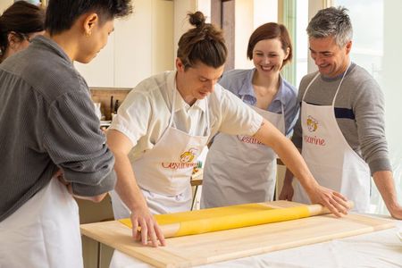 Cesarine: Pasta & Tiramisu Class at Local's Home in Bari