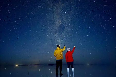 Uyuni Salt Flats Expedition with Sunset Toast & Stargazing