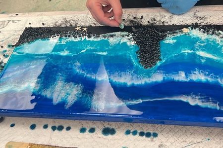 Resin Beach Scene Experience
