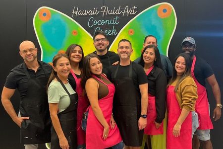 Team Building Fluid Art Party