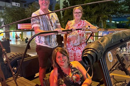Saigon Street Food Experience By Night: US Army Jeep or Motorbike