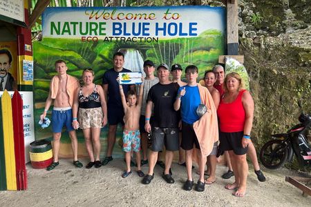 Blue Hole Secret Falls and Dunn's River Falls Combo Day-Trip