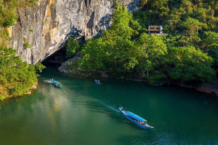 Phong Nha Cave and Paradise Cave: Guided Boat Tour & Exploration