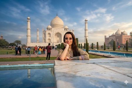 Same-Day Wonders: Taj Mahal & Agra Fort Tour from Hyderabad