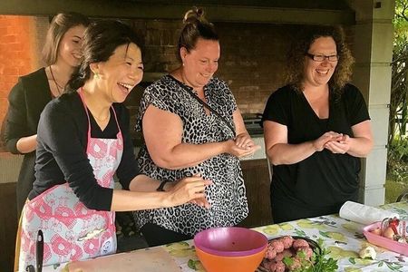 Amalfi Coast Views Pizza or Pasta Class in a Salerno Olive Grove
