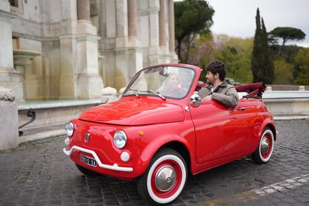 Convertible Fiat 500 Tour in Rome with Professional Photos
