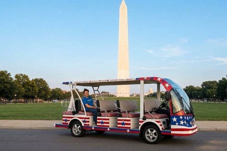 Washington DC History & Monuments Guided Group Tour by E-Cart