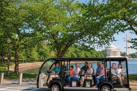 DC History & Monuments Open Air Guided Small Group Cart Tour