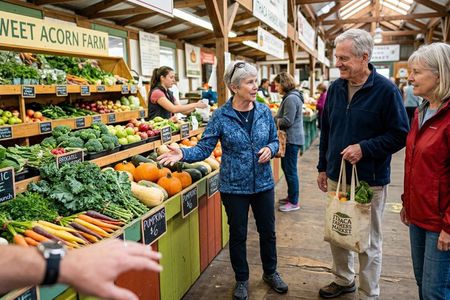 Private Cultural Walking Tour in Historic Ithaca Market