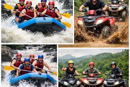 Ubud Adventure : ATV Quad Bike & River Rafting + Pickup