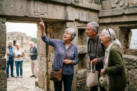 Private Ancient Monte Albán Archaeological Tour by Car