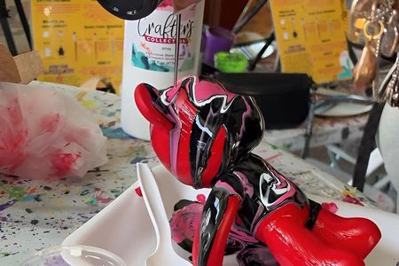 Viral Drip Bear Painting w/ RnB & Hip Hop Tunes