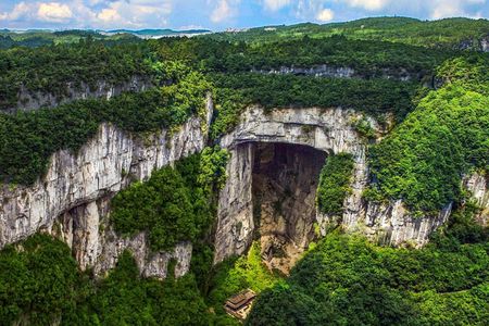 Wulong Three Natural Bridges Private Tour from Chongqing