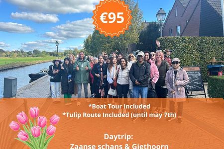 Daytrip Tour from Amsterdam to Zaanse Schans and Giethoorn