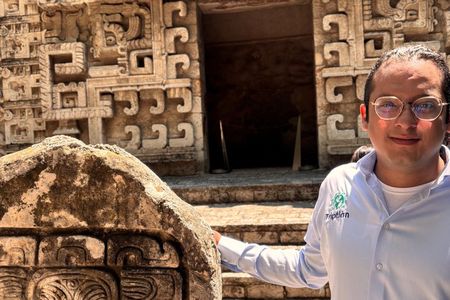 Mayan Hieroglyphs with Expert Epigrapher Anthropology Museum