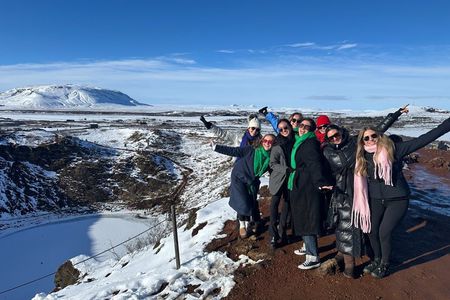 Golden Circle Private Tour with Kerid Crater & Faxi Waterfall