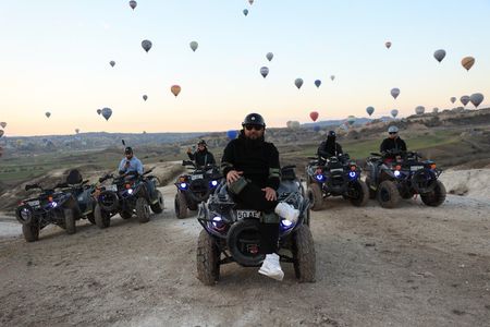 Sunrise ATV Adventure in Cappadocia with Hot Air Balloons