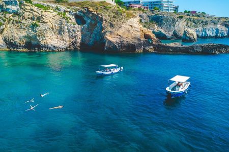 Syracuse Pillirina Island of ortigia and sea caves